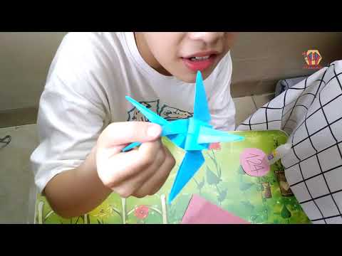 124# How to make an origami bird   RYANGPIE Day008