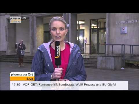 Wulff-Prozess: Sarah Tacke mit aktuellen Informationen am 19.12.2013