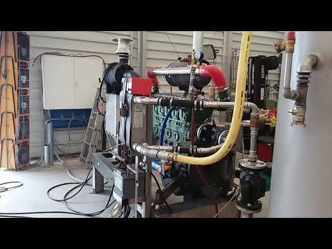 Demonstration eines GFE-BHKW vor der öffentlichen Vorführung am 27.07.2019