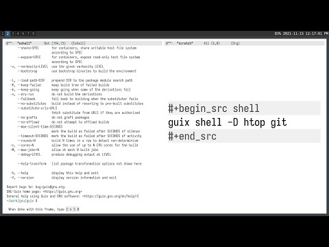 guix shell: Overview