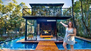 We Slept In A Jungle Tiny House In Tulum!