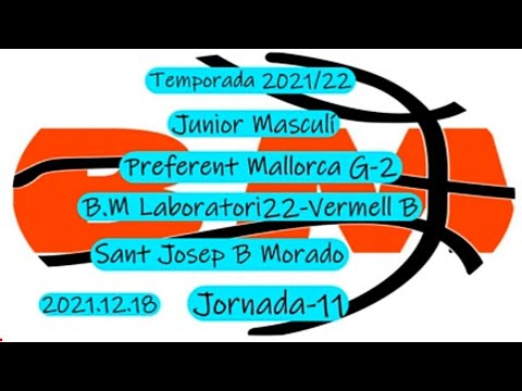 Bàsquet Junior Masculí: BM Laboratori22 Vermell-B & Sant Josep B Morado