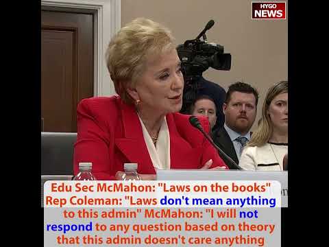 SA Delegation Refuses to Look at TV During 'Kill the Boer' Video -- 'Tells You Everything'; McMahon to Rep. Bonnie Watson Coleman: 'I Will Not Respond to Any Question Based on Theory This Administration Doesn't Care About the Law'; DeSantis Signs Anti-SWATTING Bill