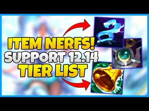 Worst Support Patch EVER - 12.14 Support Tier List - League of Legends
