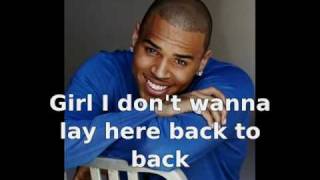 Chris Brown - Back 2 Back W/Lyrics