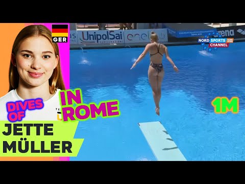 Jette MÜLLER - Women's Diving European Championships Rome 2022 1m Springboard - NORD 259
