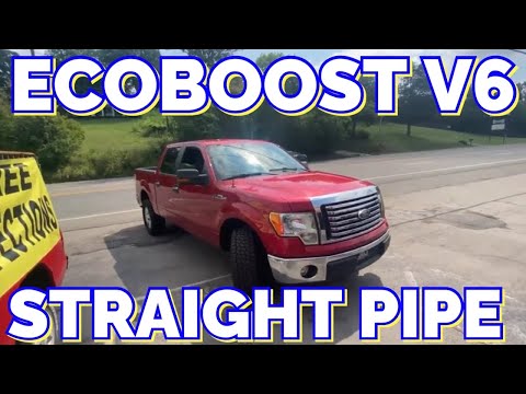 2011 Ford F-150 ECOBOOST V6 EXHAUST w/ STRAIGHT PIPES!