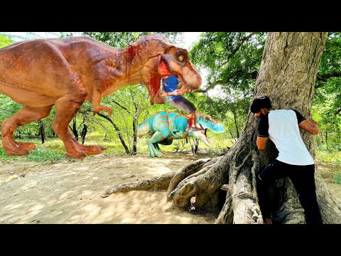 T-Rex Chase REMASTERED -Part- Jurassic world Dinosaur Fan movie