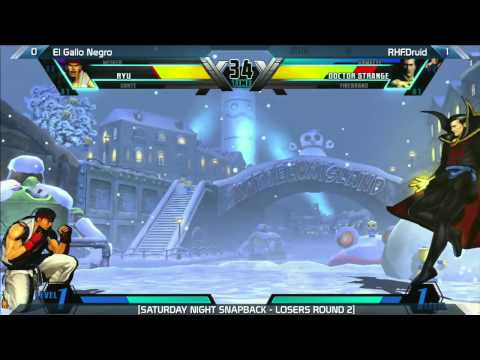 UMVC3 El Gallo Negro vs RHF.Druid |Saturday Night Snapback 5.5