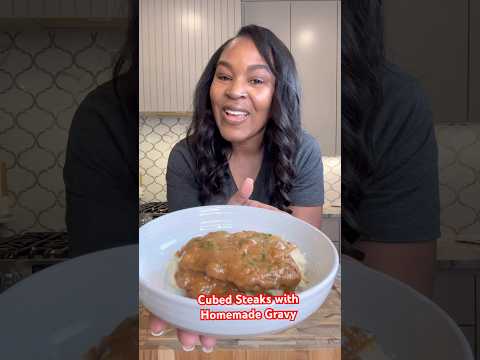 Cubed Steaks in Homemade Gravy!! #cubedsteaks #recipe #homemadegravy