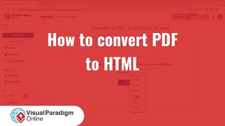 How to convert PDF to HTML