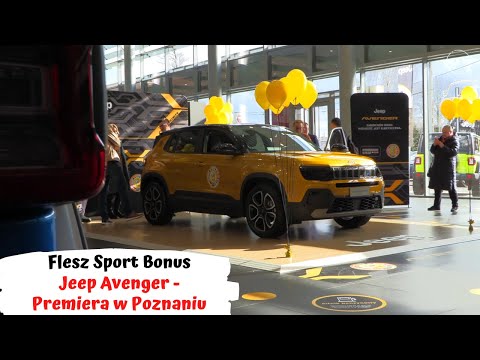Flesz Sport Bonus: Jeep Avenger - Premiera w Poznaniu