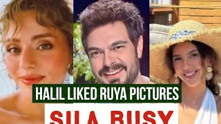 Halil Ibrahim Ceyhan Liked Ruya Coric Pictures !Sila Turkoglu Busy
