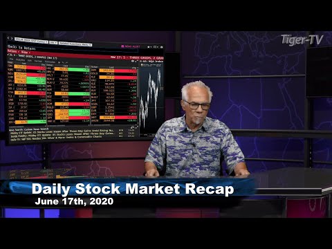 June 17th, Daily Stock Market Recap with Tom O'Brien - 2020