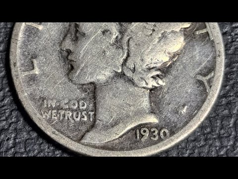 1930 Silver Mercury Dime