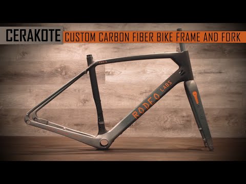 Cerakote Custom Carbon Fiber Bike Frame and Fork