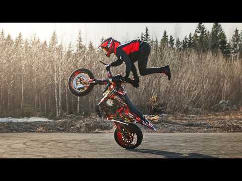 FIRST IN THE WORLD ON SUPERMOTO?!?! - WATCHTOWER CIRCLES  Ft. Teemustuntz