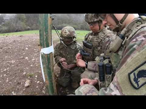 US Army With Ukraine Army Conduct Live Demolition Exercises in Slovenia