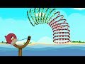 Angry Birds Slingshot Fun 2 SHOOTING GAME SHOOT TERENCE THROUGH ALL RINGS ALL LEVELS