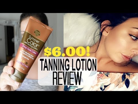 $6 Tanning Lotion REVIEW! Banana Boat Self-Tanner Application & Review