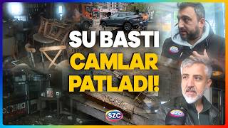 Ayazağa'da Esnafın Gözyaşları! "Canımızı Zor Kurtardık!" Araçlar Su Dükkanlar Ba