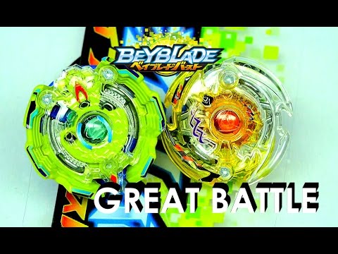 Beyblade Burst  ベイブレードバースト RB Quad Quetzalcoatl .J.P  VS B-61 07 Dark Deathscyther .H.F