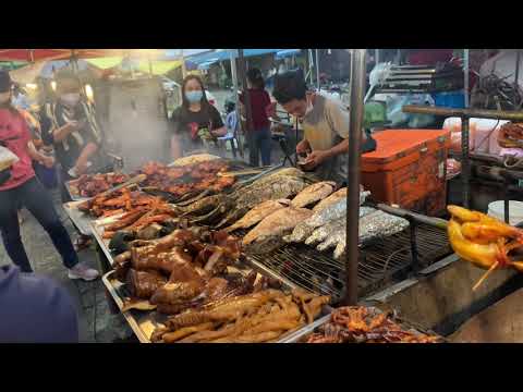 [4K] Cambodia - Phnom Penh street food, Cambodian food tour 2021
