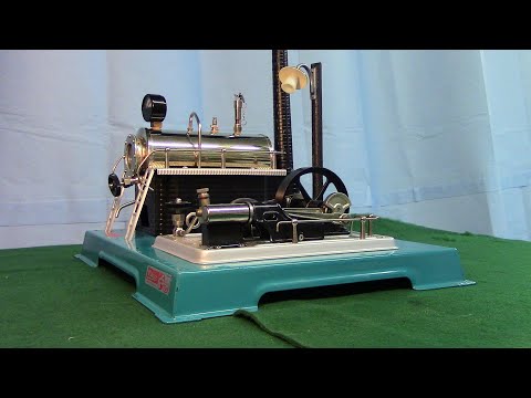 Review and Running a Wilesco D-18 mini Steam Engine power plant on Live Steam