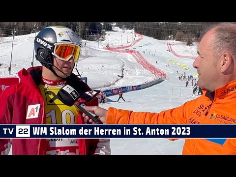SPORT TV22: WM Slalom der Herren in St. Anton - FIS Alpine Junioren Ski Weltmeisterschaften 2023