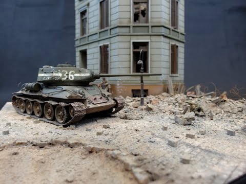 Best of Berlin T-34 Diorama