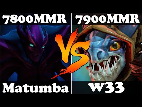 Dota 2 - Matumbaman 7800MMR Spectre VS w33 7900MMR Slark - Ranked Match Gameplay