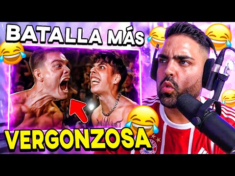La BATALLA más VERGONZOSA de la HISTORIA (C0CAINÓMAN0 vs P0RRETA)