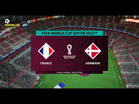 FIFA-23 - France vs Denmark - World Cup 2022 - [4K@60FPS PC Gameplay]