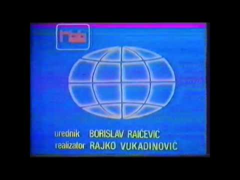 JRT TV Titograd - Odjavna špica za Dnevnik (1983.)