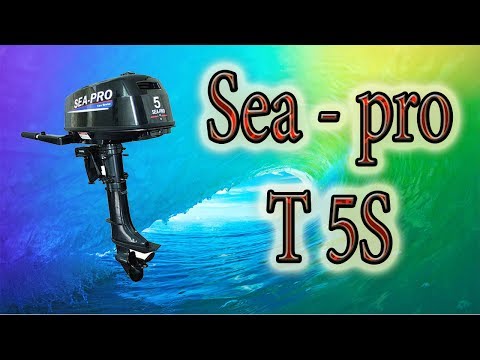 Обзор лодочного мотора Sea Pro T 5S + Замер скорости!!!