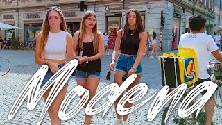 HOT MODENA. Italy - 4k Walking Tour around the City - Travel Guide. trends, moda  #Italy