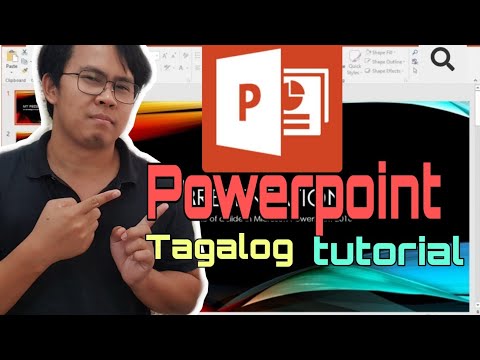 Part 1 Tutorial: Basic and easy Powerpoint presentation l Tagalog l Paano gamitin ang Powerpoint?