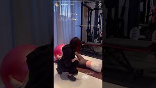 モデル(@d515yuki) ジム ピラティス トレーニング動画 #shorts