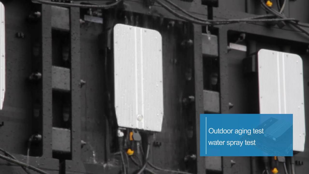 YES TECH Magic Stage outdoor aging test and water spray test