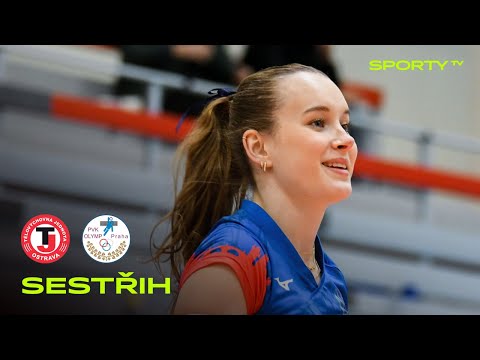 TJ Ostrava vs. PVK Olymp Praha 1:3 | DATART Extraliga ženy | čtvrtfinále | 4. zápas | SESTŘIH