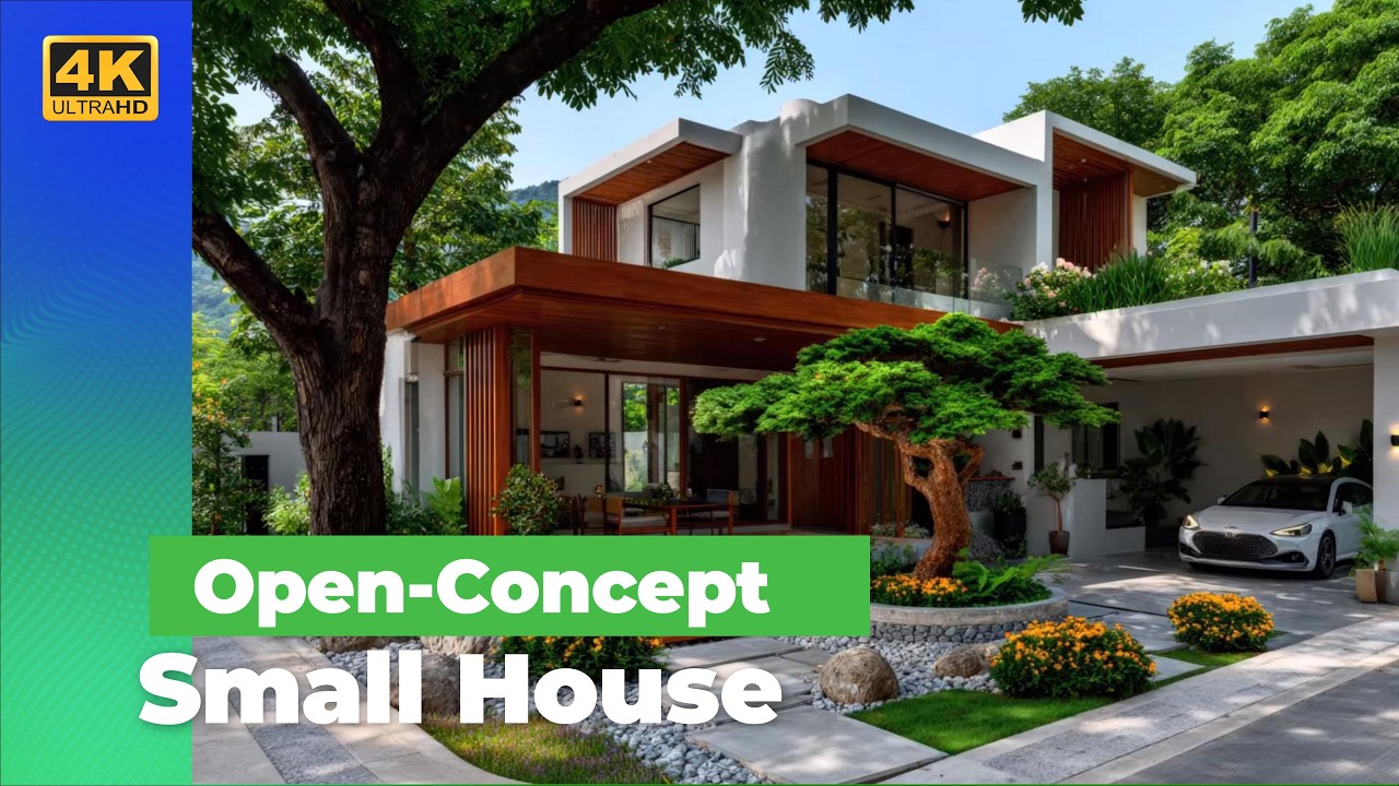 Stunning Open-Concept Small House Design Ideas for Modern Living | Space-Saving Smart Layouts 2025