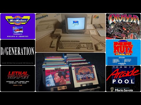 Borsuk Retro Gry TV: AMIGA - QURT i jego Amiga 500 + Granie z Dyskietek! #6 (Gość Specjalny: GAIIA)