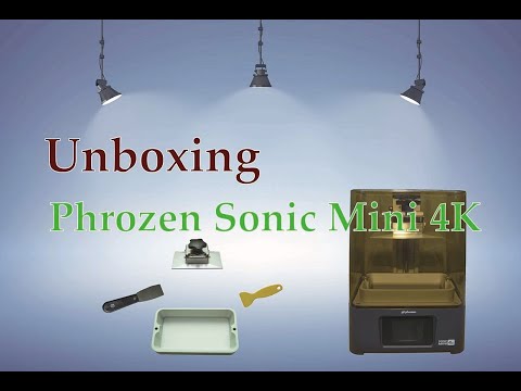 Unboxing Phrozen Sonic Mini 4K 3D Printer