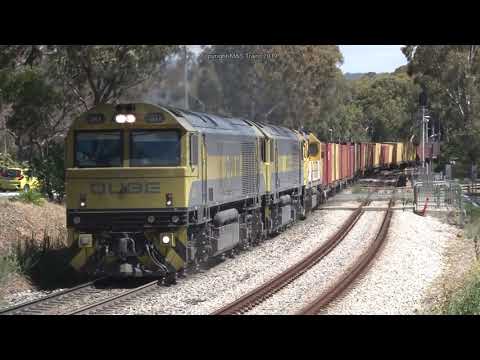 RARE - Qube Logistics Freight Trains in the Adelaide Hills