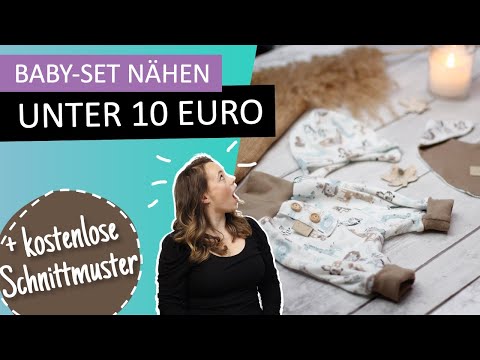 Kinderset unter 10€ | nähen mit Interlock | Geschenk zur Geburt