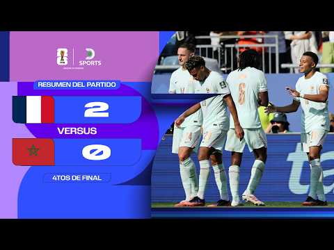 ملخص مباراة فرنسا ضد المغرب بتاريخ 2026-07-09