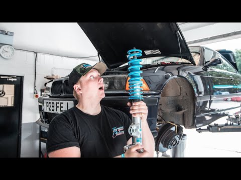 Installing BILSTEIN B16 COILOVERS on my Project E36 | Paddock Motors