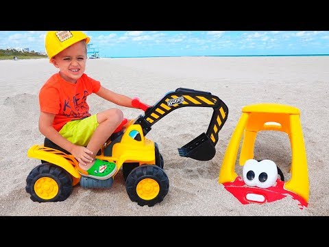Vlad and Mommy take a rest at the sea and other funny videos collection