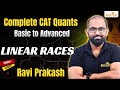 TSD Linear Races 1 CAT Preparation Arithmetic Quantitative Aptitude