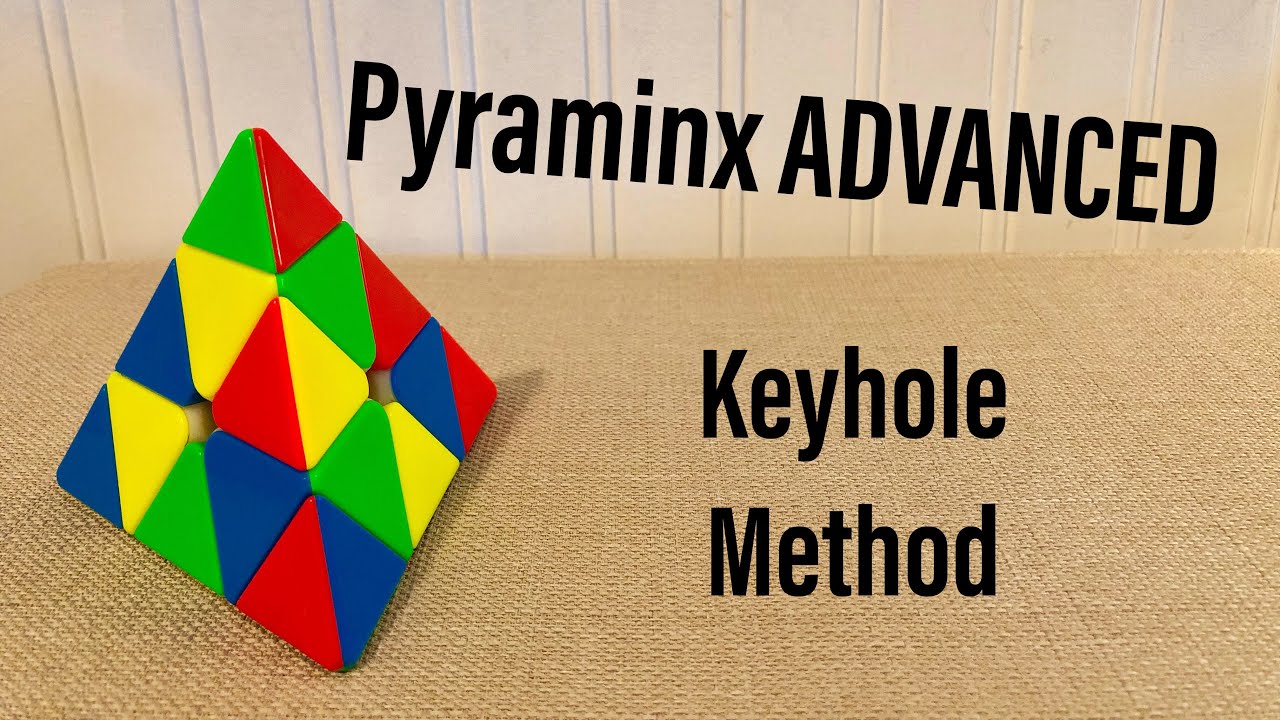 Pyraminx KEYHOLE Method! (More Efficient)